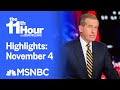 Watch The 11th Hour With Brian Williams Highlights: November 4 | MSNBC