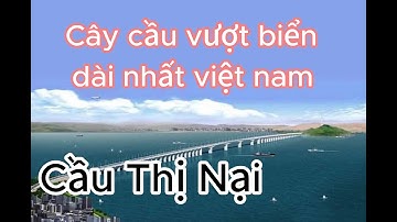 Cây cầu vượt biển dài nhất việt Nam- cầu Thị nại #travel #dulich