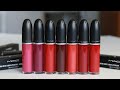 Trying Out Mac Retro Matte Liquid Lipsticks| Mac lipstick swatches | Tanya Chopra