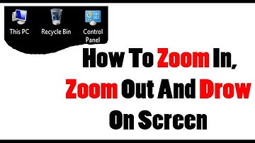 How To Zoom In/Out On Windows Screen With ZoomIt 2016