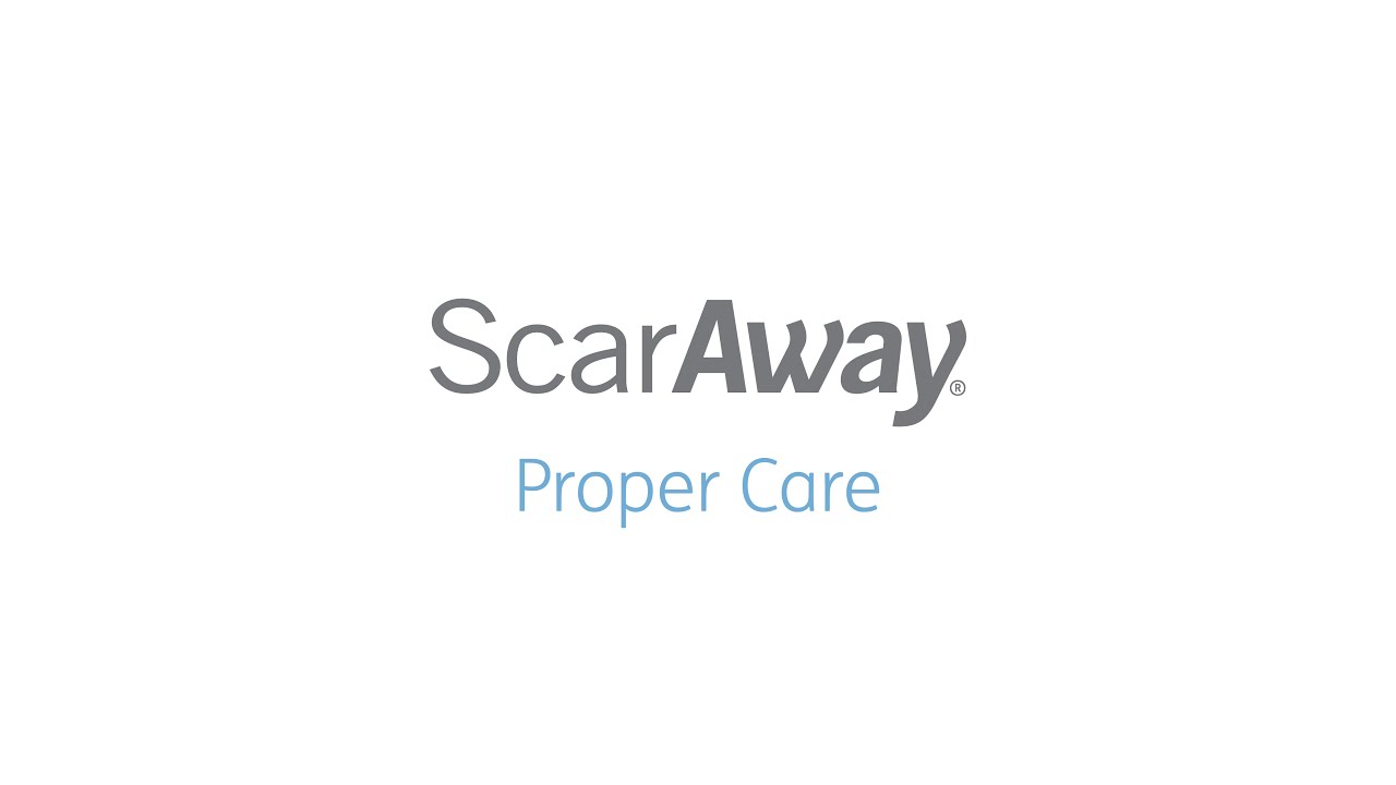 Proper Care of ScarAway Scar Sheets YouTube