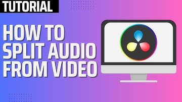How To Split Audio From Video in Davinci Resolve 20