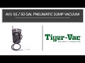 Pneumatic sump cleaner by tigervac