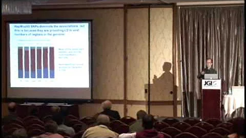Ed Buckler at the 2011 DOE JGI User Meeting