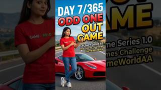 Day 7/365 🧠 Odd One Out Game | 🚗 Car Game Series 1.0 | Real Games Challenge – GameWorldAA #cargame