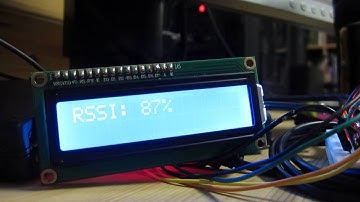 Lawmate RX-1260 Arduino LCD RSSI Percentage