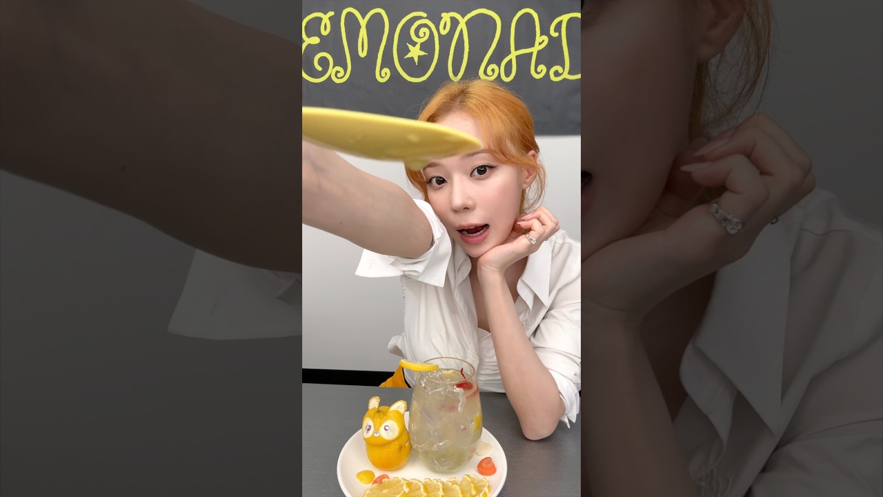 slurp the LEMONADE 🥄 #aespa #æspa #에스파 #WINTER #윈터#LEMONADE #aespaLEMONADE