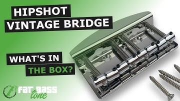 Hipshot Vintage Bass Bridge: What’s In The Box (A Close-Up Look)