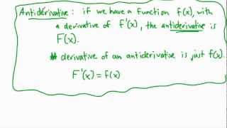 Calculus - Integrals - indefinite integral, antiderivative (2/3) - (IB Math, GCSE, A level, AP)