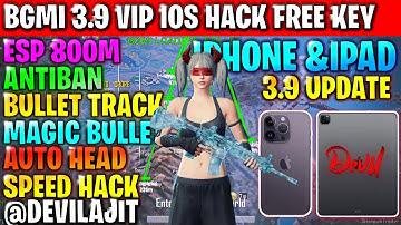 bgmi ios hack 3.9 free |how to hack bgmi ios 3.9 |skin hack bgmi ios | iPad And IPhone ios hack free