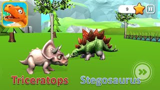 Dinosaur Park Game - Toddlers Kids Dinosaur Games: Dilophosaurus & Triceratops - Android Gameplay screenshot 2