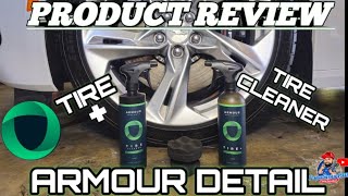 ARMOUR DETAIL SUPPLY | TIRE + &  TIRE CLEANER REIVEW | #satisfying #autodetailing #viral