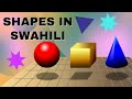 Swahili lessons shapes in swahili