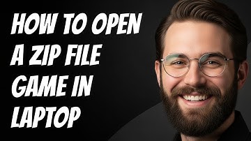 How to Open a ZIP File Game in Laptop Easy Guide
