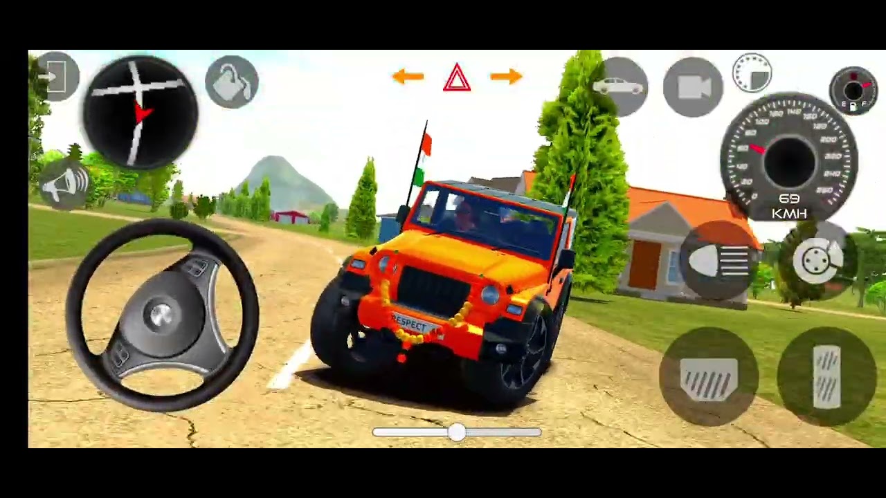 Indian car game modified Thar game and best stunt game play #viralvideo 