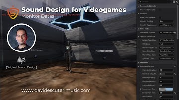 Sound Design for Videogames - Monitor Datas | Unreal Engine 5, Blueprint