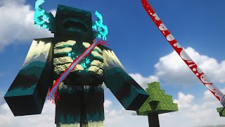 Fight With Warden at Minecraft Village in Teardown