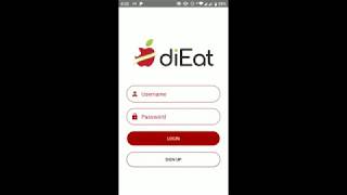 diEat Apps [Aplikasi Pemenuhan Gizi Berdasarkan Pola Makanan dan Aktivitas] screenshot 2