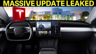 MASSIVE Update CANCELED!  New Features Leaked | Tesla Model 3 + Model Y