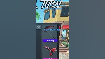 Backward knife only need a bat wing (cast iron man is free)