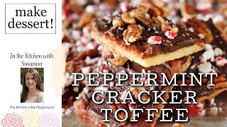 Peppermint Saltine Cracker Toffee (aka: Peppermint Christmas Crack!)