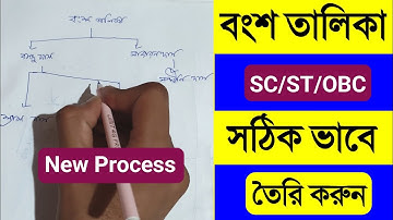 বংশ তালিকা লেখার নিয়ম | বংশ তালিকা কিভাবে বানাবো | Bongso Talika Kivabe Banabo. Blood Relation Chart