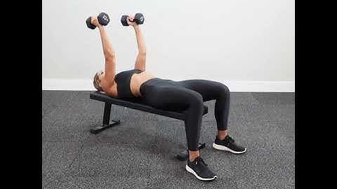 Dumbbell Lying Triceps Extension
