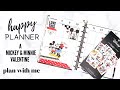 HAPPY PLANNER A MICKEY & MINNIE VALENTINE PLAN WITH ME