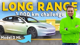 Tesla Model 3 LONG RANGE vs. BAZOWA na trasie 1000 km! WARTO DOPŁACIĆ DO LONG RANGE? Czas przejazdu