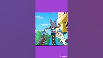 Trunks thinks whis is god of destruction and beerus is his pet🤣🤣😂😂@anime-s9d9z
