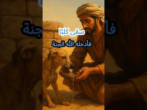 قصة الرجل الذي سقى كلبا فدخل الجنة 