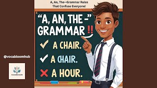 A, An, The in English — Easy Grammar Rules & Exceptions for ESL Learners | Vocabloom