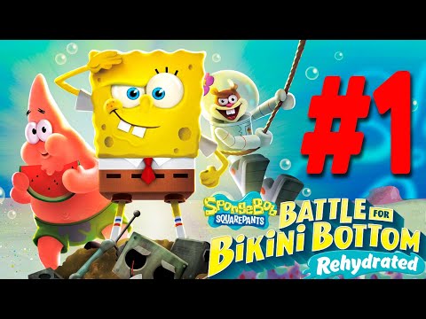 ГУБКА БОБ СПАСАЕТ МИР! Игра SpongeBob SquarePants: Battle for Bikini Bottom - Rehydrated #1