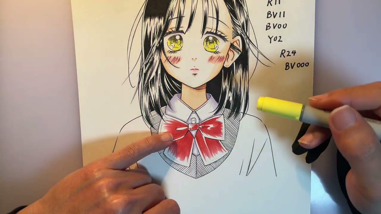 Copic Skin Color Research Practice Edition