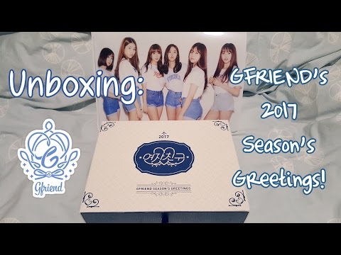 Unboxing GFRIEND 2017 Season's Greetings! - YouTube