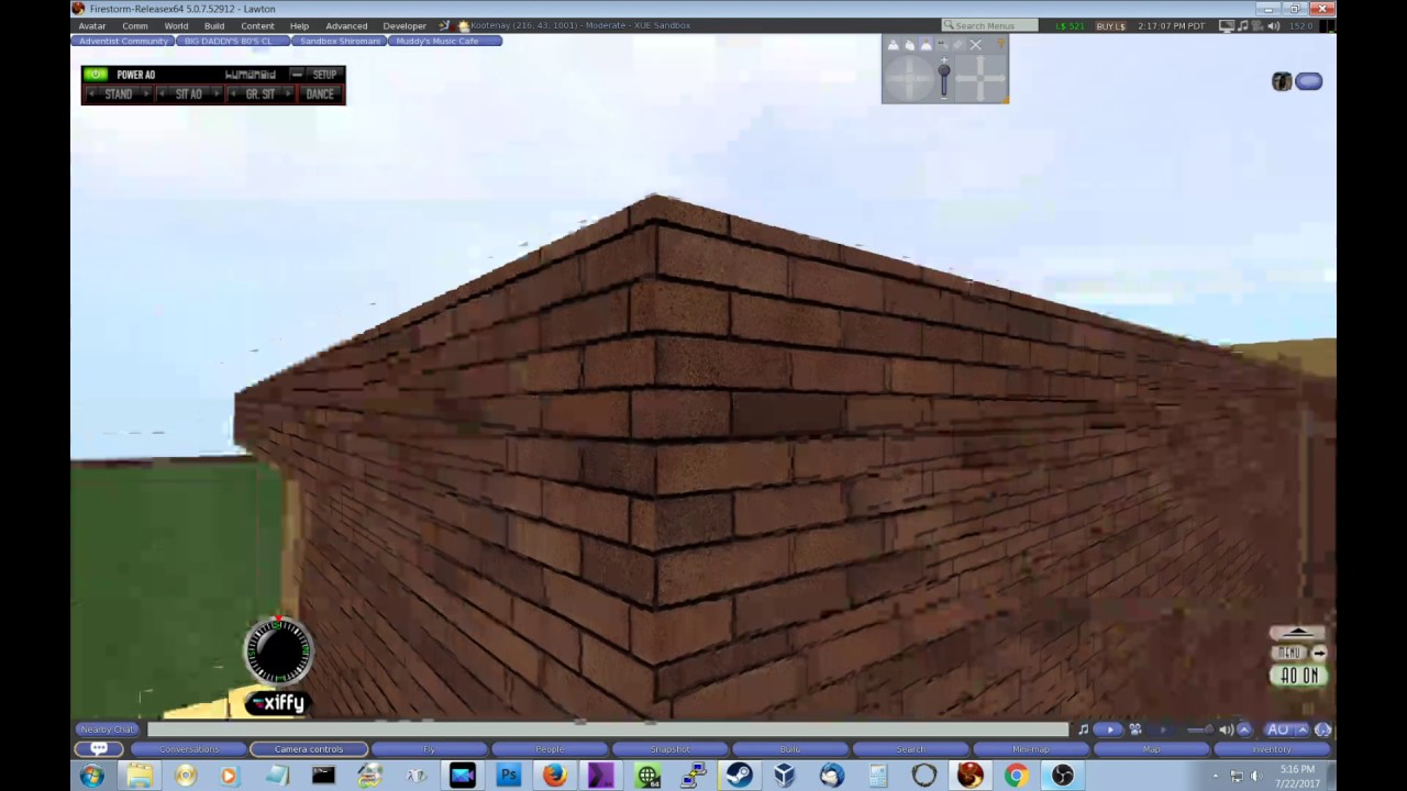 Texturing in Second Life - Adding textures to the mini home - 07-22-17 ...