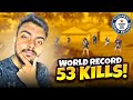 New record 53 kills   pubg mobile