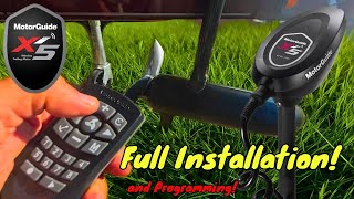 Motorguide Xi5 Trolling Motor Install and Setup
