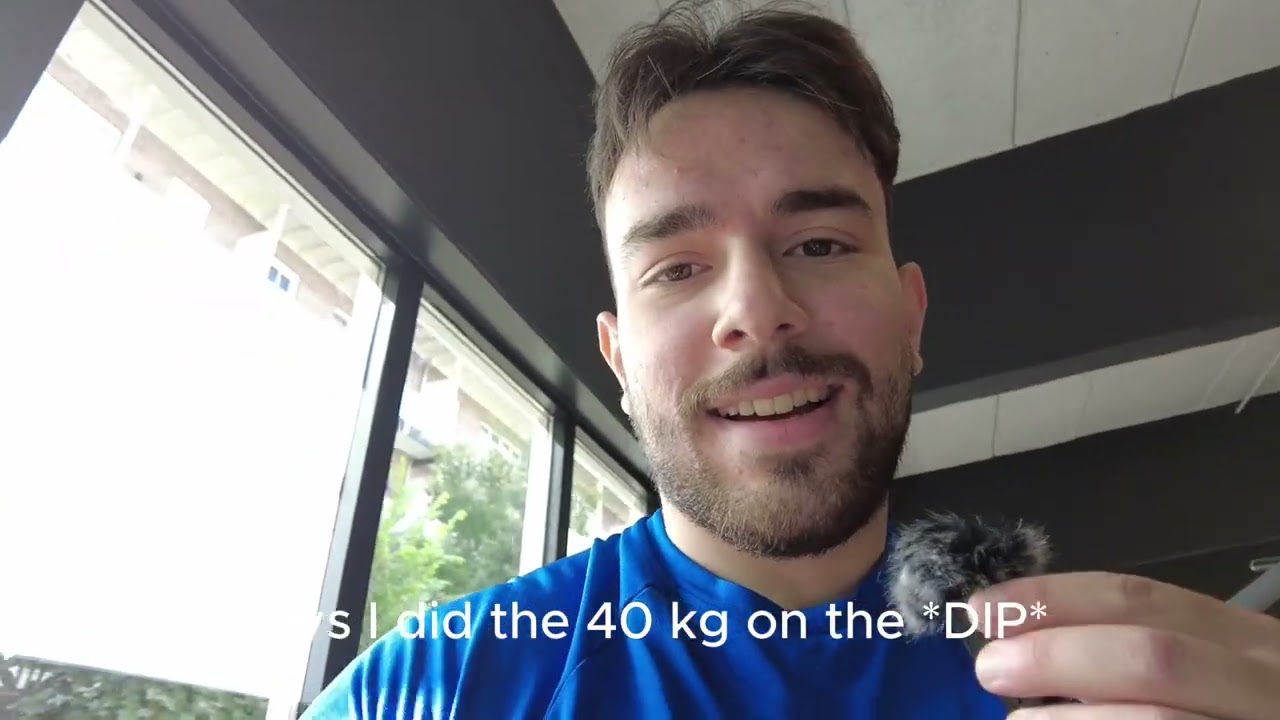 Hit my 40kg dip goal. Next stop: 60kg. No brakes. 🔥