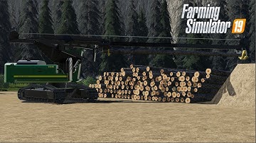 Axe Mountains Pure Logging 07! Pure Logging Timelapse Farming Simulator 19