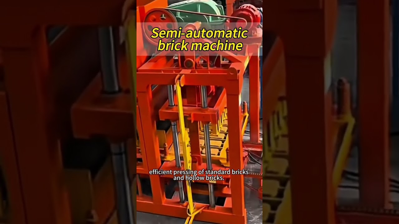 Fully automatic brick making machine, you can make bricks by yourself, which is labor-saving, fast