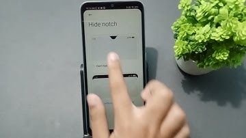 how to hide notch redmi A1
