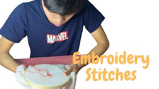 TLE 8: Embroidery Stitches