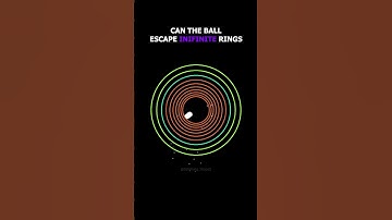 Unlimited Rings #bouncingball #physics #satisfyingvideo
