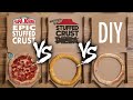 NOTHING But Stuffed Crust Pizza // Papa John's VS Pizza Hut VS DIY