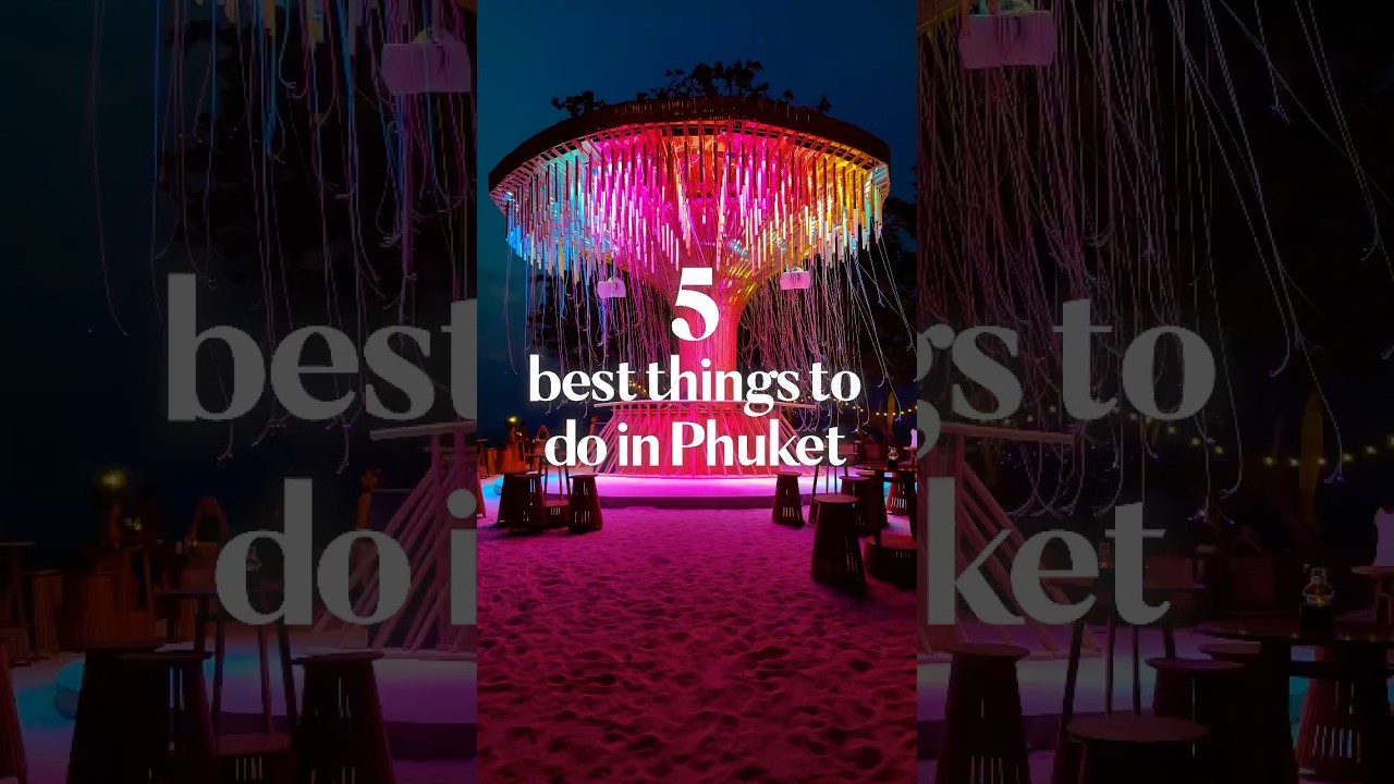 5 best things to do in Phuket Thailand #phuket #thailandtravel Places to visit in Phuket