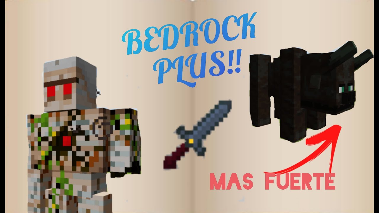 BEDROCK PLUS ADDON PARA MINECRAFT PE ★MAS DIFICULTAD A TU MINECRAFT ...