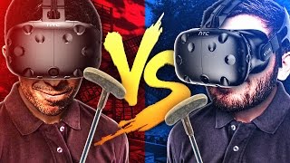 VR MINIGOLF IS AMAZING! - CLOUDLANDS VR vs JOSH (HTC VIVE)