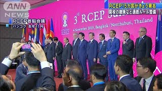 関税撤廃などルールを整備　RCEP15カ国が署名へ(2020年11月15日)