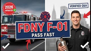 FDNY F-01 (Fire Guard) Exam 2026 ✅ Latest Update | Verified Q&A + Study Guide (Pass Fast)
